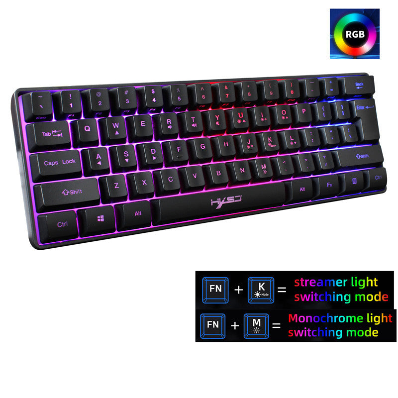 61-key Gaming Membrane Keyboard