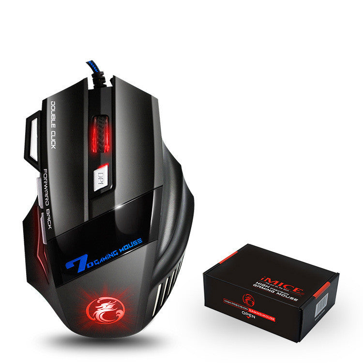 Colorful RGB Breathing Light silent gaming Mouse