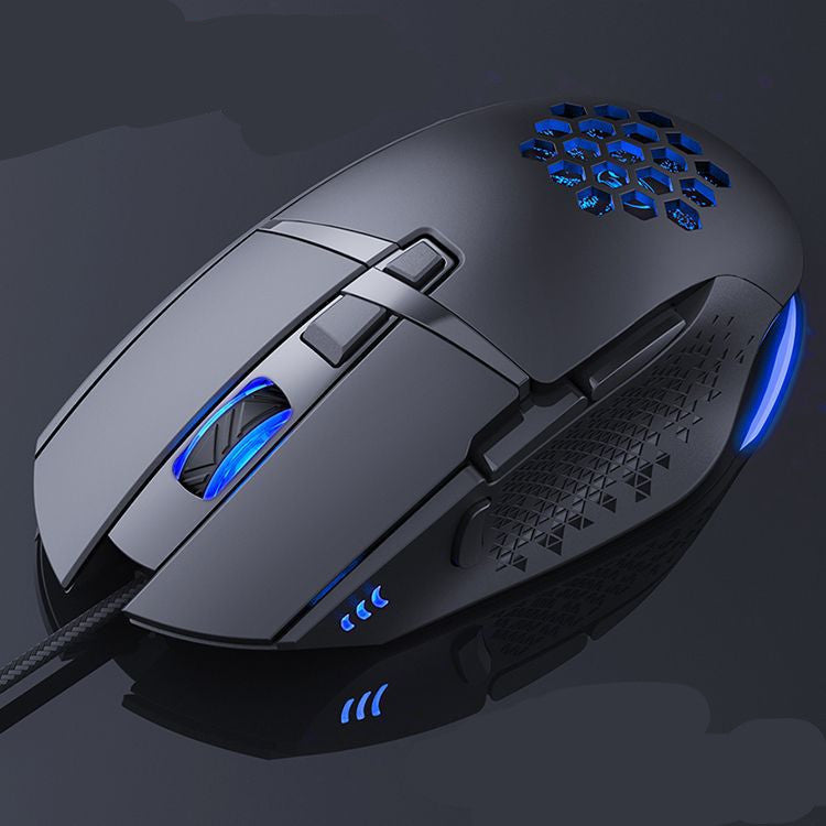 Colorful RGB Breathing Light silent gaming Mouse