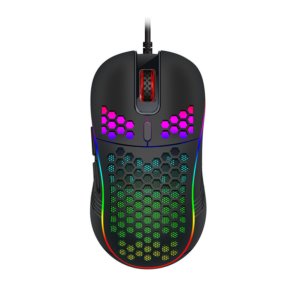 Colorful RGB Breathing Light silent gaming Mouse